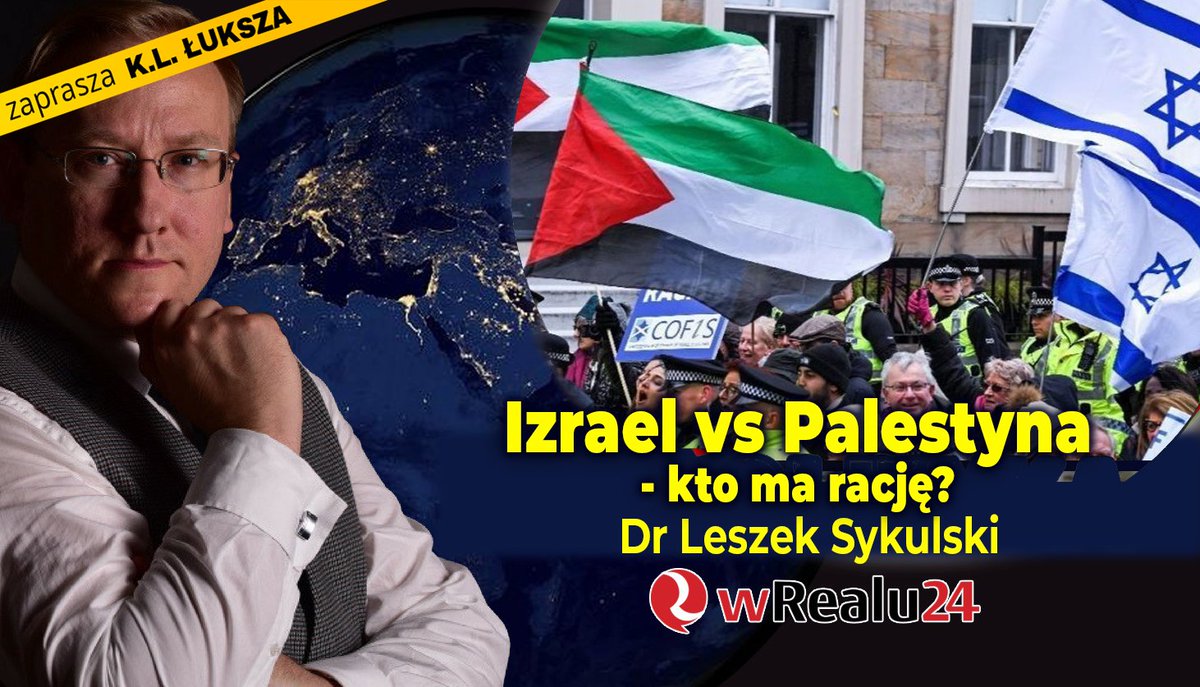 wrealu24_pl's tweet photo. .#Izrael vs #Palestyna - kto ma rację? @SykulskiLeszek - #geopolityka @wrealu24_pl! @krz_luksza 

LINK DO PROGRAMU: https://t.co/Qu0xi6EOV4

#DEMO Nowej #PlatformyVideo! Zapraszamy Darczyńców na https://t.co/fvvwA41YI8 do testowania platformy. https://t.co/gEYKkt1mU3