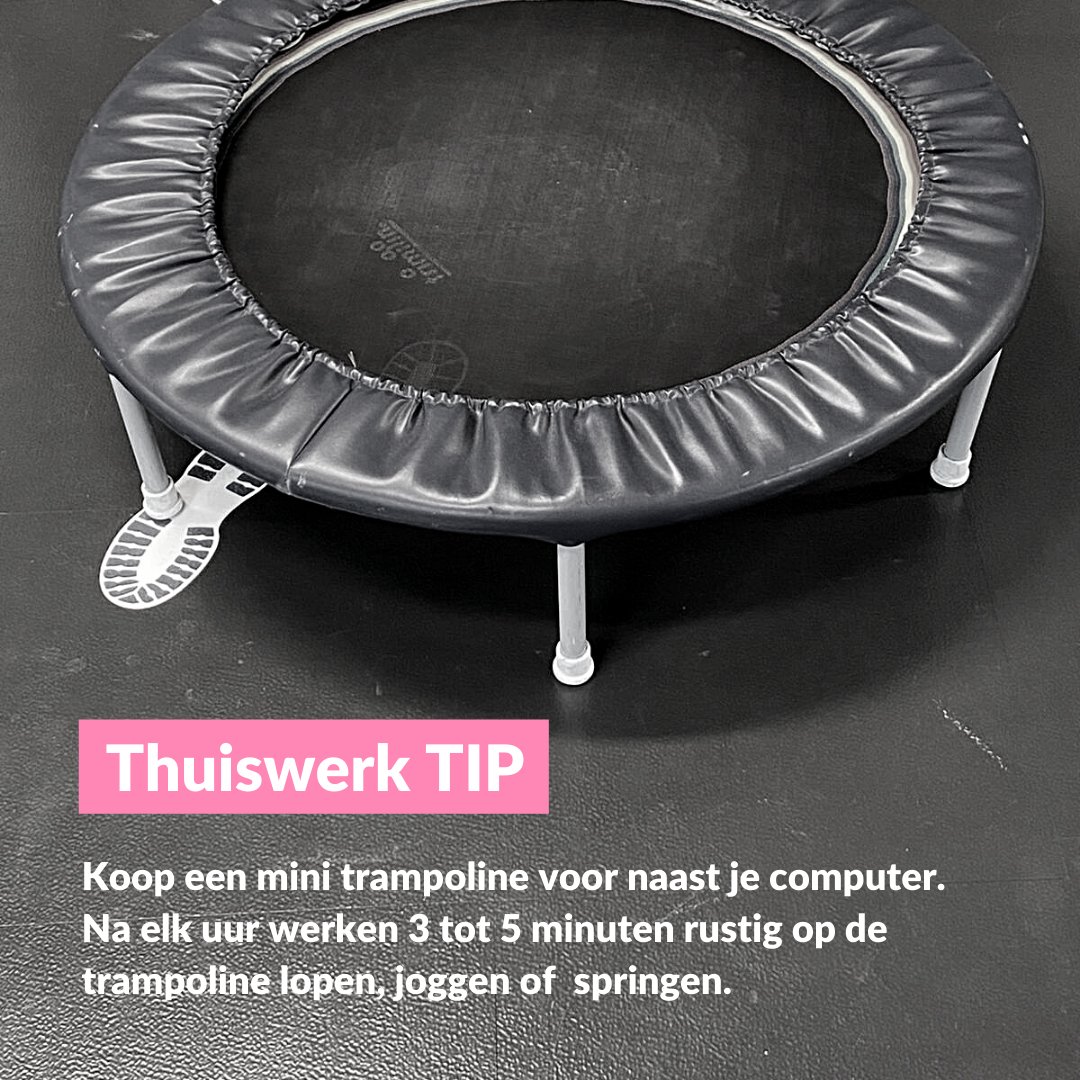 MIMrotterdam's tweet photo. THUISWERKTIP 💪 Deze activiteit zorgt er voor dat je in een andere “fysieke staat” komt, je circulatie wordt ingang gezet en je houdt je lichaam in beweging op een effectieve en efficiënte manier.  

#stayfit #stayhealthy #stayhappy #mothersinmotion #physiomotion https://t.co/zzEpA6GgYh