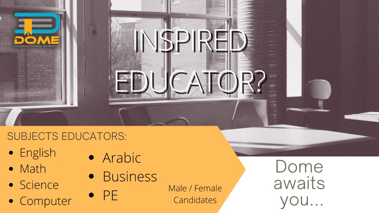 DomeSchools مدارس دوم العالمية on Twitter "Are You Inspired? Dome