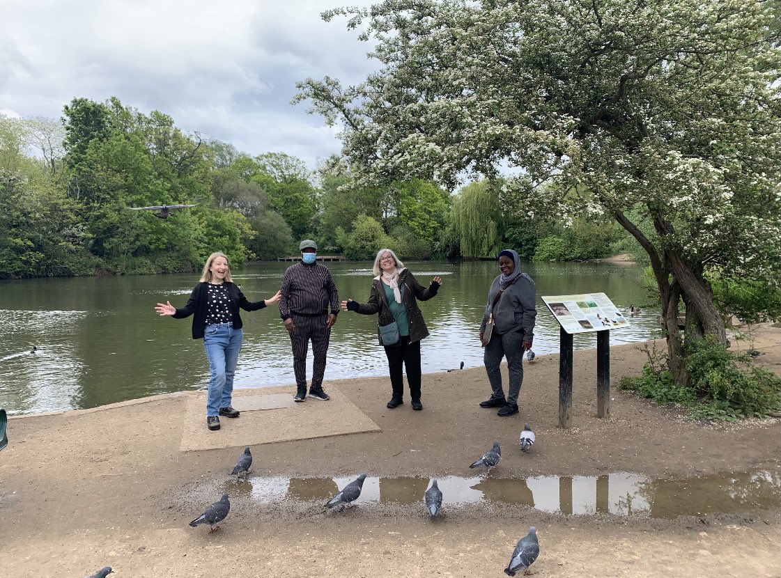 We had a lovely walk around #TootingCommon this morning for #NationalWalkingMonth. Walking is a fantastic way to keep active, has a number of health benefits, it’s flexible & it’s free!