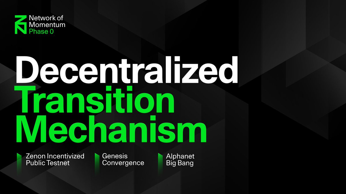 Zenon_Network's tweet photo. The Decentralized Transition Mechanism.
Designed for the Alphanet Big Bang.

https://t.co/7WwgPAxuwC

$ZNN $QSR #NoM #AlphanetBigBang https://t.co/64bnKQ5POd