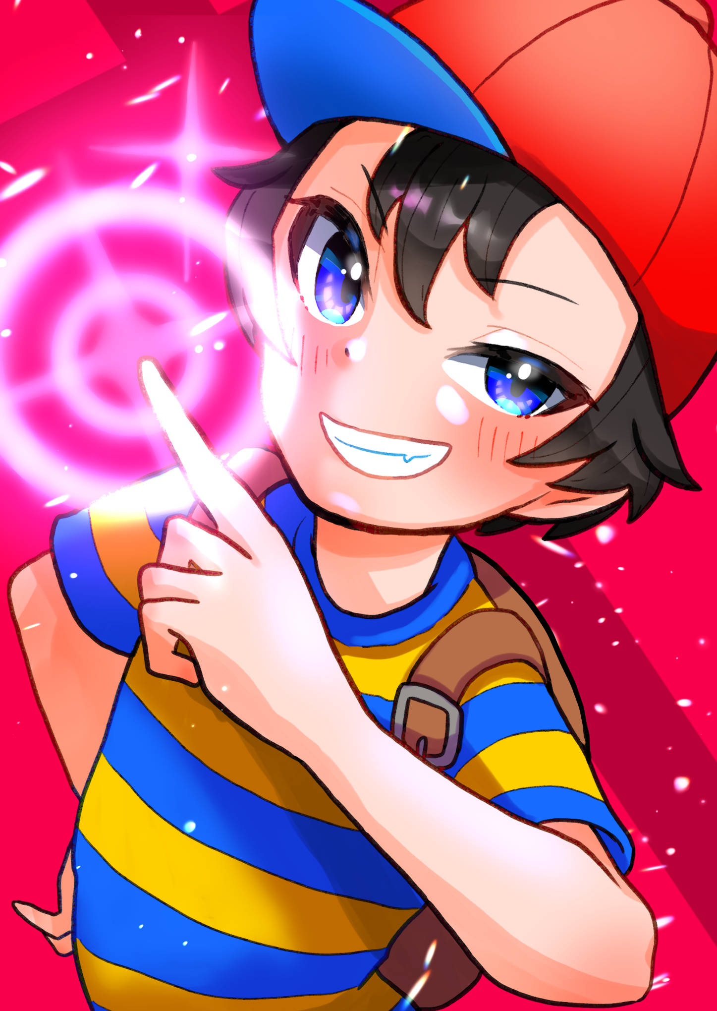ひら Psi 64の頃からずっとネス ー 皆のスマブラ使いキャラも教えてねー イラスト 私の絵柄が性癖に刺さる人に届いてほしい ネス スマブラ T Co Cgtir9kjro Twitter