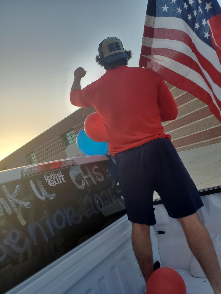 NicoleDelgadoNV's tweet photo. Yesterday was an emotional one. Too many goodbyes to retiring staff, speeches about kindness shown to our families, and seniors getting in one of their last laps at CHS. I'd be lying if I wasn't a crying mess for a bit. #GoodbyesAreHard #CCSD #HighSchoolWork https://t.co/laq3Ac6mtG