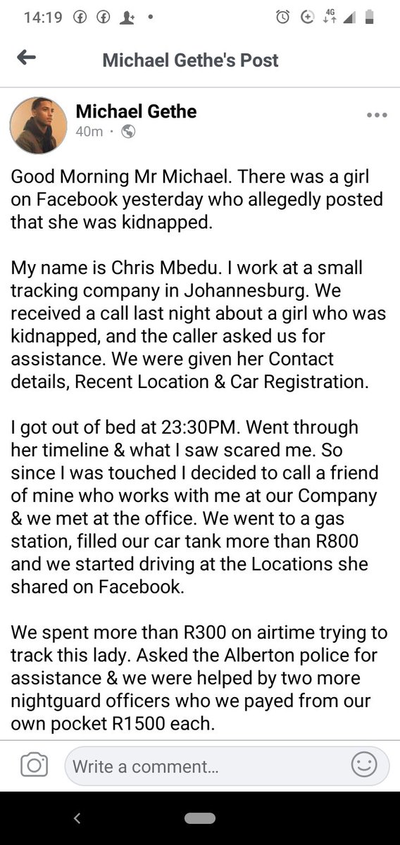 NdzaviDerrick's tweet image. If it is true that Simphiwe was not hijacked but created the whole scene she must face the law for wasting state resources and putting SA on panic mode for nothing. However, this incident should not stop us citizens from acting to save lives.
#FindSimphiweManzini
#findsimphiwe