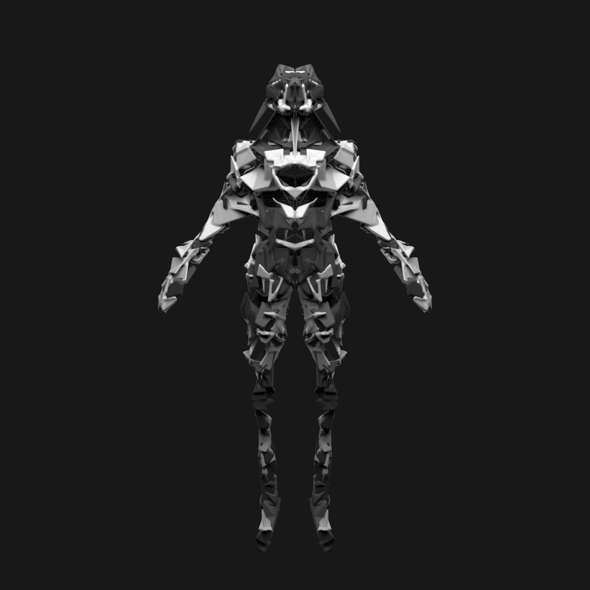 LaviatanRed's tweet photo. Hi everyone! I made some procedural hard surface design in #houdini and I'm pretty happy the the final result. I tested with 72 variations and those ones are my favourites. https://t.co/hBHZoaM1ug