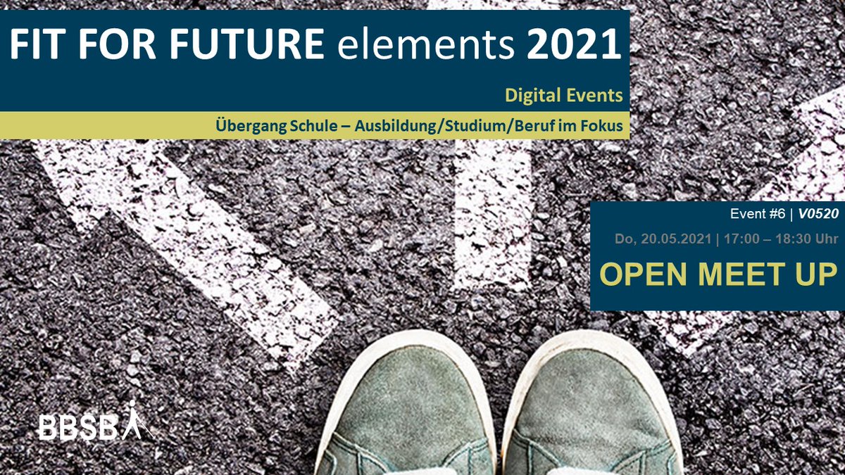 bbsbjugend's tweet photo. Heute sind betroffene Schüler*innen herzlich zu unserem "Open Meet Up" bei #FITFORFUTURE eingeladen. Einfach ohne Anmeldung teilnehmen und mitdiskutieren. Einwahldaten und Info: https://t.co/zqgU7MSRcO. #fff2021 PS: Auch #Barrierefreiheit ist im Job wichtig! #teilhabe #GAAD https://t.co/wqFN7ajW08