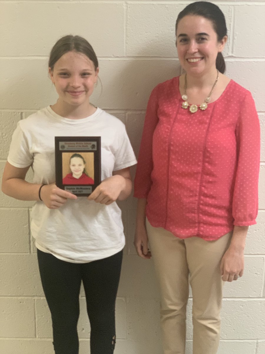 Our Students of the Month for April were honored at last nights board meeting. Go Tigers!