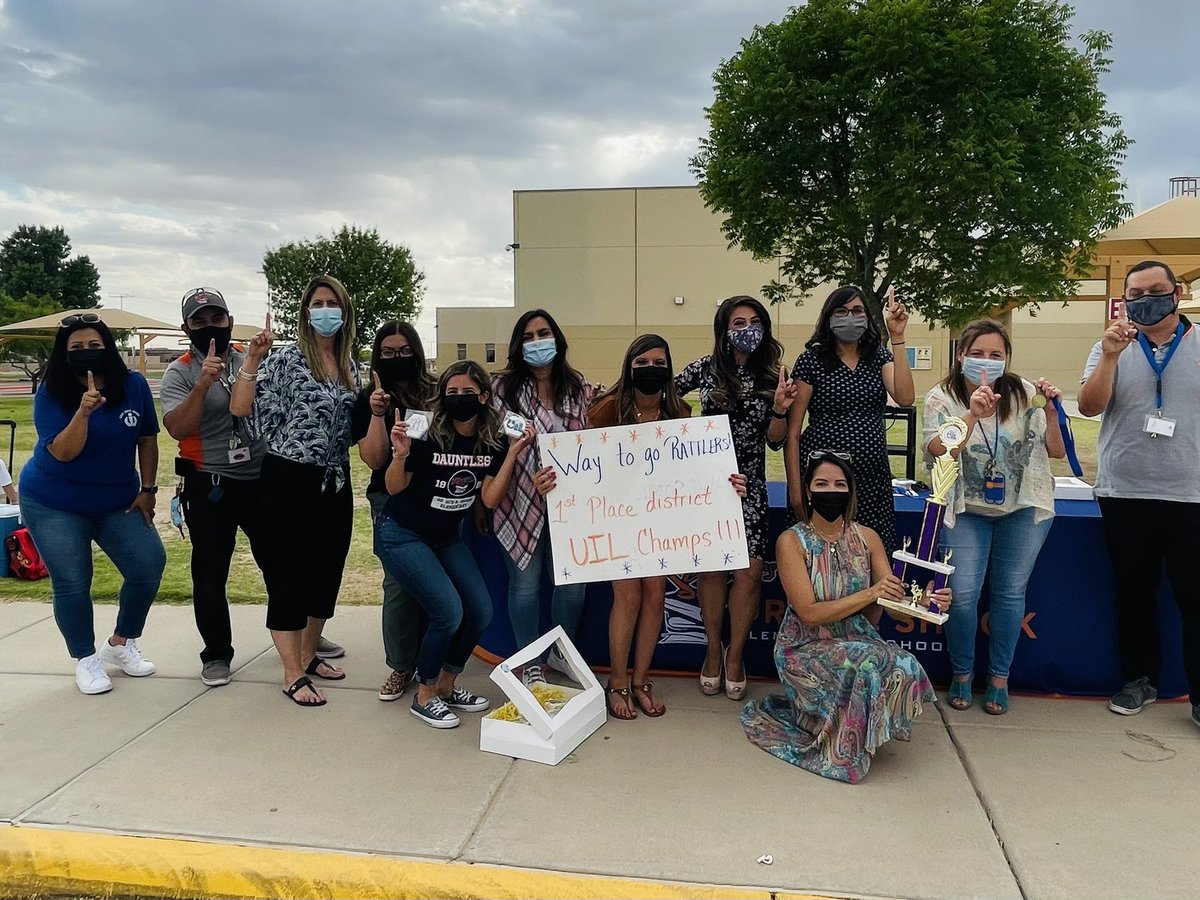 🥇1st place🥇 We did it again, rattlers! 🏆 FIRST place district UIL CHAMPS 🏆 Big shout out to my coaches who made it possible!! Thank you students for your hard work and parents for your support at home. “ We are the champions 🎶 🎤 🎶 <a href="/DSShook_ES/">Principal Chavira, Dr. Sue A. Shook Elem.</a> #TeamSISD #SISD_UIL #TeamSISD