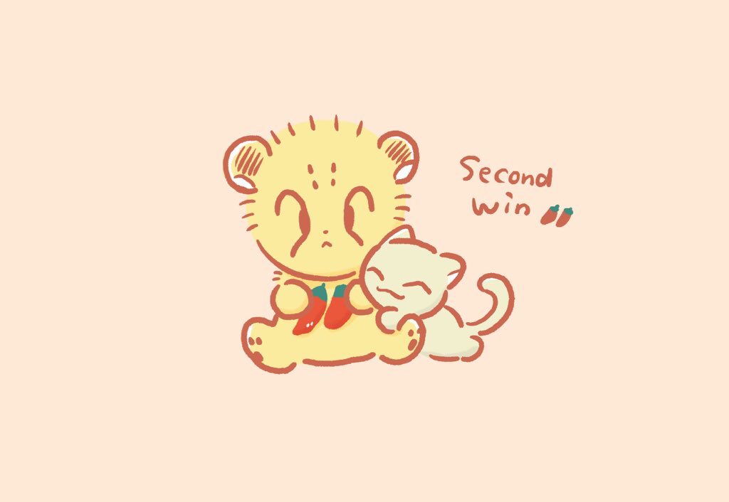 mugainazou's tweet image. おめでとう〜🌶🏆🏆🌶