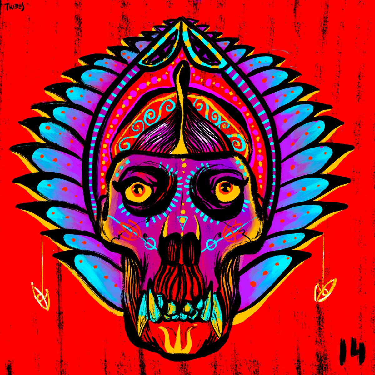 TribesNFT's tweet image. TRI3ES #19 and #14 🔥
Threatening yet beautiful.

#NFT #NFTCommunity #nftart