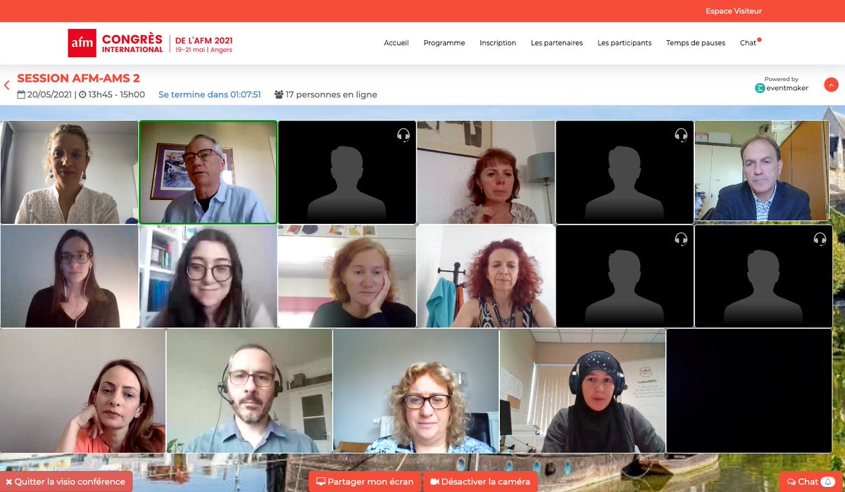 Lors de #AFM2021, le 37e congrès international de l'@afm_marketing , notre collègue <a href="/ERobinot/">Elisabeth Robinot</a> de <a href="/esg_uqam/">ESG UQAM</a> présente son intervention «Quels rôles les actes prosociaux triviaux peuvent-ils avoir sur l’engagement durable des individus? L’influence de l’engagement communautaire»😄