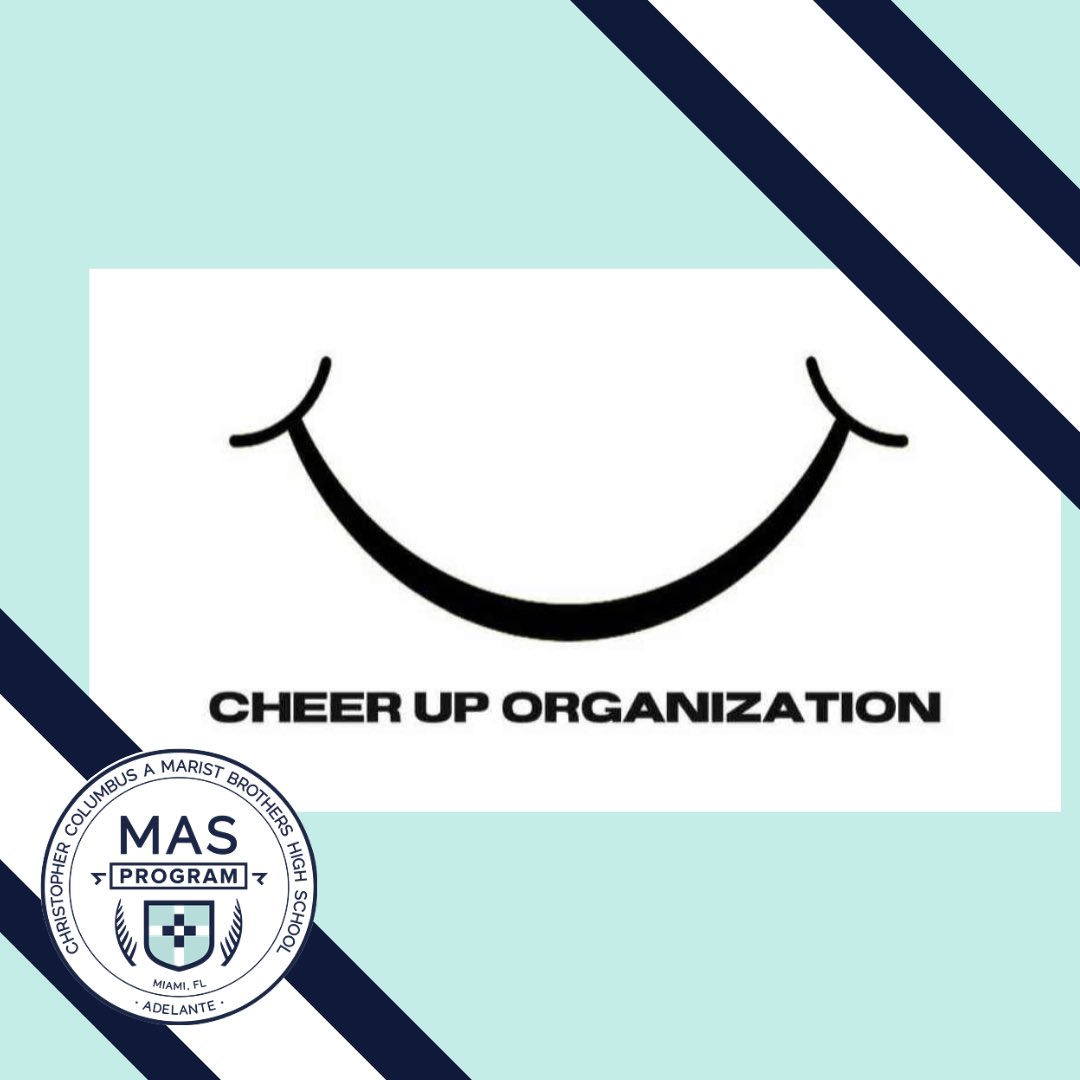 masprogram_cchs's tweet photo. 📣 Service Initiative: Cheer Up Organization
Initiated by Mas Scholar Daniel Higuera ‘22, this project aims to collect donations for children with cleft lips and palates. 

#BeMoreBeMas #CPride #Adelante https://t.co/bHkAftgqEz