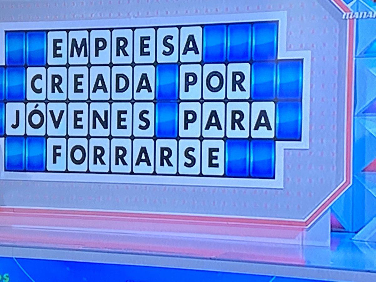 cesarmariel's tweet photo. Vaya huevos tenéis @LaRuletaSuerte https://t.co/4yfwjepjKr