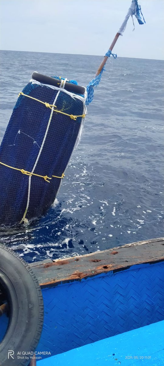 Fisheries_UTLA's tweet photo. FAD deployed n #Kalpeni inspected no damage due 2 #CycloneTauktae Thank you @AndrothCivil 4 permissions @Min_FAHD @FisheriesGoI @DamodharAT_IFS @mishraom @jaferhisham @jabbarbankil @SalimHa38119109 @cosaleem2018 https://t.co/CKIsueyEaX