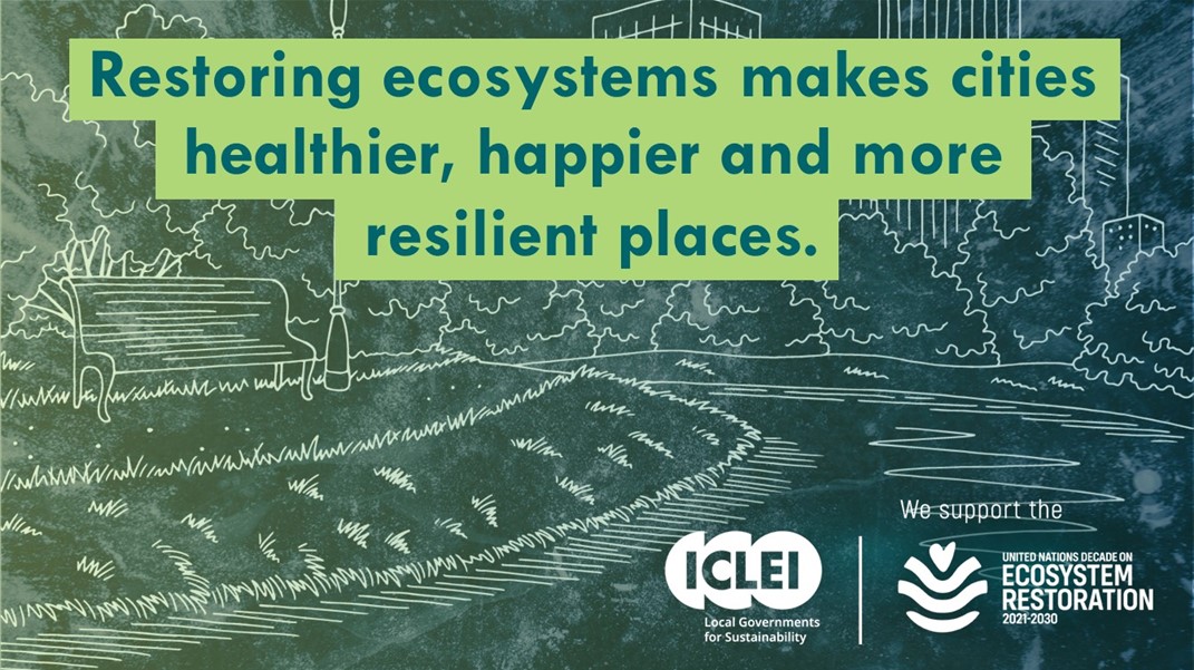 DYK @ICLEI is an official partner of the @UN Decade on #EcosystemRestoration? 🌱 #GenerationRestoration

Don’t miss our launch event on 1 June!

Feat. @Anamariamojita (@ipbes), @KobieBrand, Lena Chan (@nparksbuzz), @cjfur, @MauVila (@gobiernoyucatan)

https://t.co/Bv5lqTsOSU