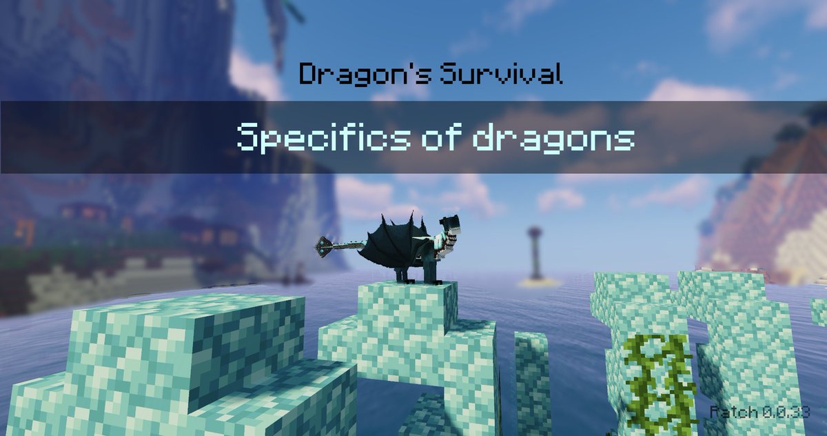 ■ Big update "Specifics of #dragons"
Have you played the new update yet? We really added a lot of new stuff to diversify the gameplay! :3

Download: curseforge.com/minecraft/mc-m…