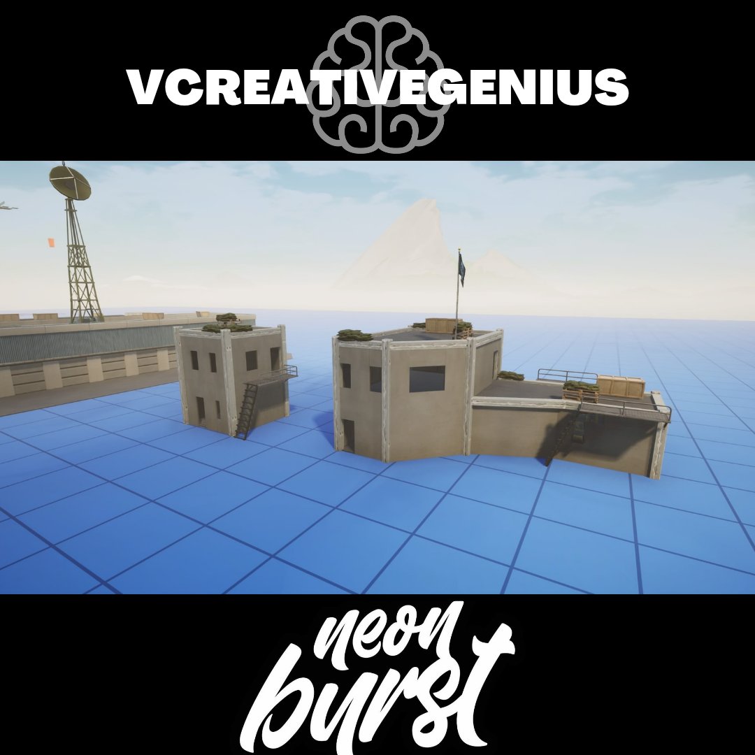FncGeneration's tweet photo. Currently making a new POI for my #FortniteCreative warzone map. This is a military training site, haven't finished it yet but a good start so far 👌

@FNCreate #Fortnite https://t.co/uhvn1u7sQd