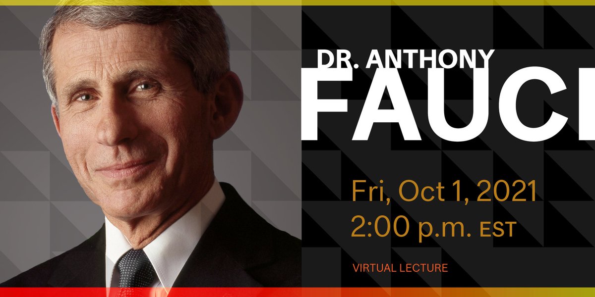 We are thrilled to announce that Dr Anthony Fauci is the 2021 Beatty Lecturer! The acclaimed immunologist and champion of science-driven policy-making during the COVID-19 pandemic will deliver the virtual lecture <a href="/mcgillu/">McGill University</a> Oct 1👏mcgill.ca/x/ZUG #Beatty2021 <a href="/McGillAlumni/">McGill Alumni</a>