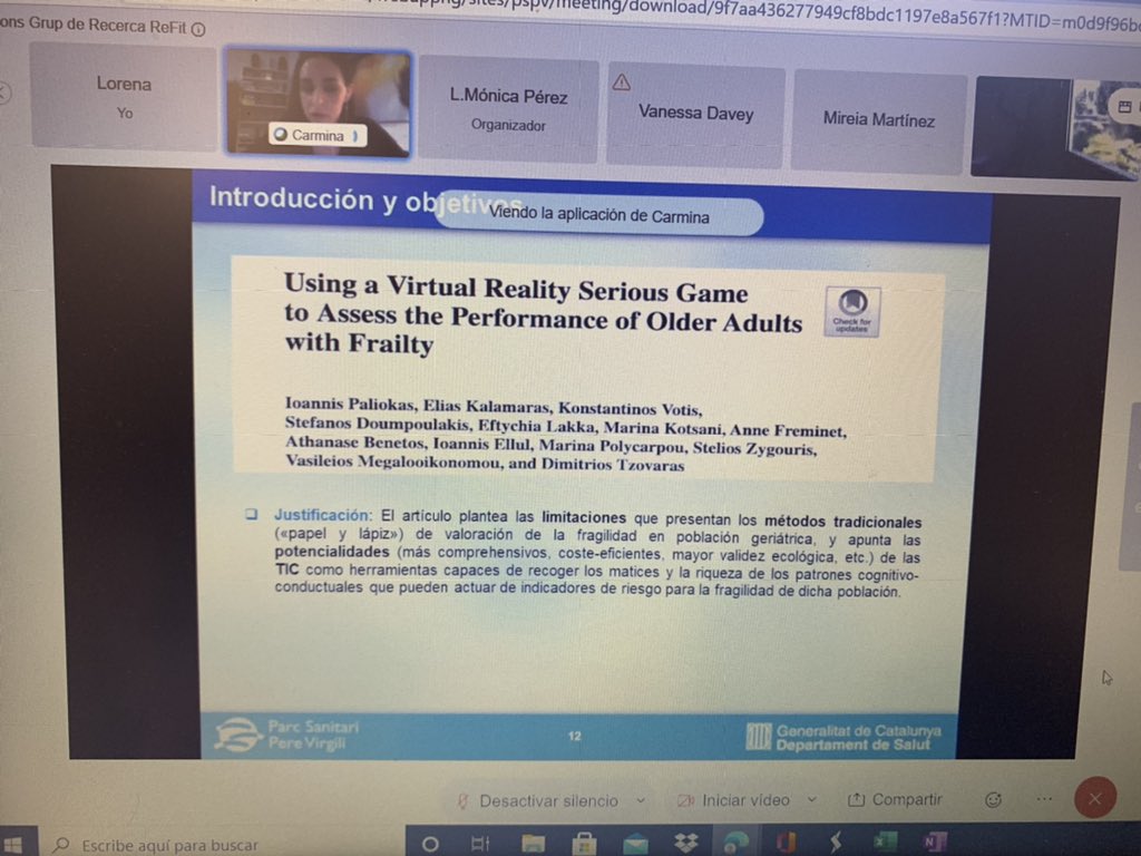 lore_efyc's tweet photo. 🗣Today Seminar of the #REFiTBcn research group by #Carmina @perevirgilicat @VHIR_ https://t.co/VWsJ6LfpBE