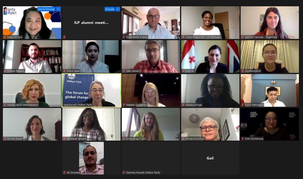 Intleaders's tweet photo. The 2nd #ILPVirtual workshop has started. High level discussion on #GirlsEducation. Drawing on the range of expertise & experience across the ILP. This workshop aims to identify ways to promote efforts to increase the number of girls accessing quality education. #intleaders https://t.co/qjh8DnJ1vR