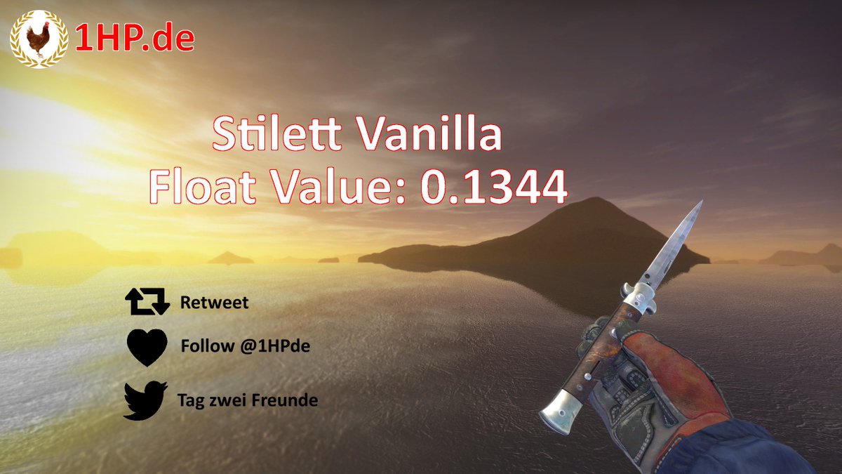 Wir haben mal wieder was Schickes für euch. Ein Stilett Vanilla im Wert von ~140€ wartet auf einen glücklichen Gewinner 👀

Teilnahmebedingungen:
💙Follow <a href="/1HPde/">1HP.de</a> 
🔁Retweet
⏩Tag zwei Freunde

Die Auslosung erfolgt am Sonntag, 30.05. um 15 Uhr🎉