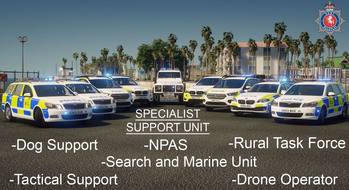 KRPC_TactOps's tweet photo. Here @KentRPC  we’re always looking for new recruits to join the fight in crime.

Heres our #SSU with just some of the roles they carry out on a daily basis.

Get involved at:
https://t.co/0acFB9GuAB

#OneTeam
#morethenjustabadge
#fictional 
#roleplay 

#10955 SSU https://t.co/Dv0fkXXWb4