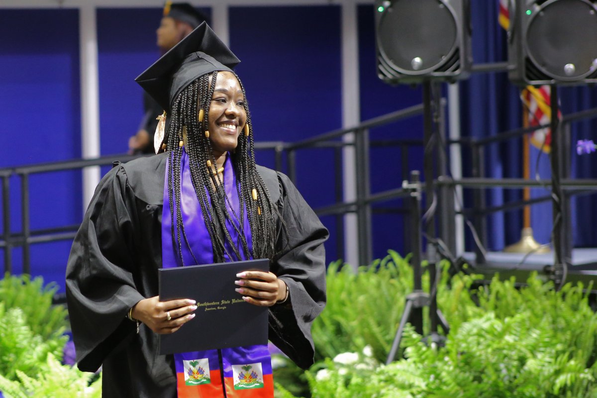 GaSouthwestern's tweet photo. Congratulations once again to GSWβs Class of 2021! We wish you the best of luck in all of your future endeavors and are confident that you will all #TakeTomorrowByStorm! #GSWgrad https://t.co/0eq1T3il0g