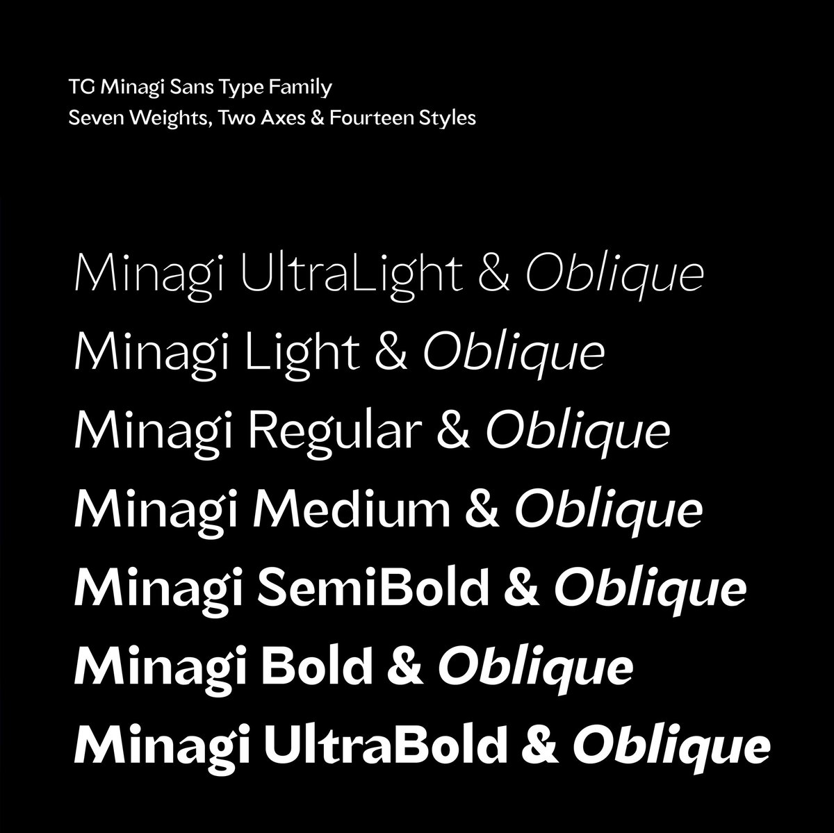 tegamitype's tweet photo. 🔠✨💨 ((New Release)) 💨✨🔠

TG Minagi Sans is now online at https://t.co/Pxqv1CoxsQ , Get 75% Off (Introductory Offer) only for the complete family packag 👀👀

Get it now 💨💨✨✨ https://t.co/FhaTaHojgU