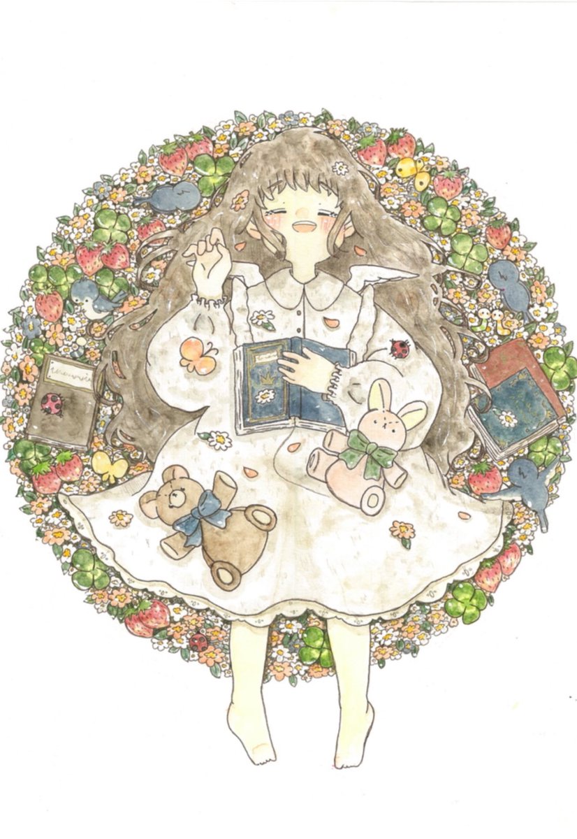 「#画像を4枚晒したらrtがきてフォロワーがぶわーって増えると聞いて
すいさい 」|みい🕊のイラスト