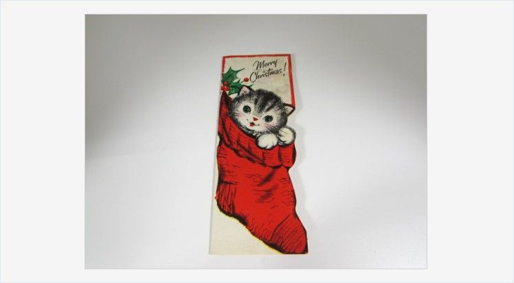 EtagereAntiques's tweet photo. Merry Christmas Card Vintage Kitten in Stocking Greeting Card Gibson #vintage #vintagegreetingcard #ChristmasCard #vintagegreetingcard #Kitten #stocking #GibsonCard https://t.co/msrk6ikSA8 https://t.co/ZlTdehnKYn