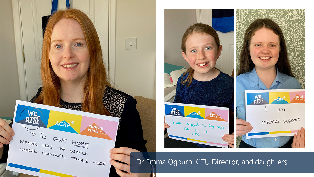 CTU Operational Director Emma Ogburn works to give the world hope through clinical trials, and her daughters support their mum to work effectively from home.

#CTD2021 #BePartofResearch 

phc.ox.ac.uk/news/celebrati…