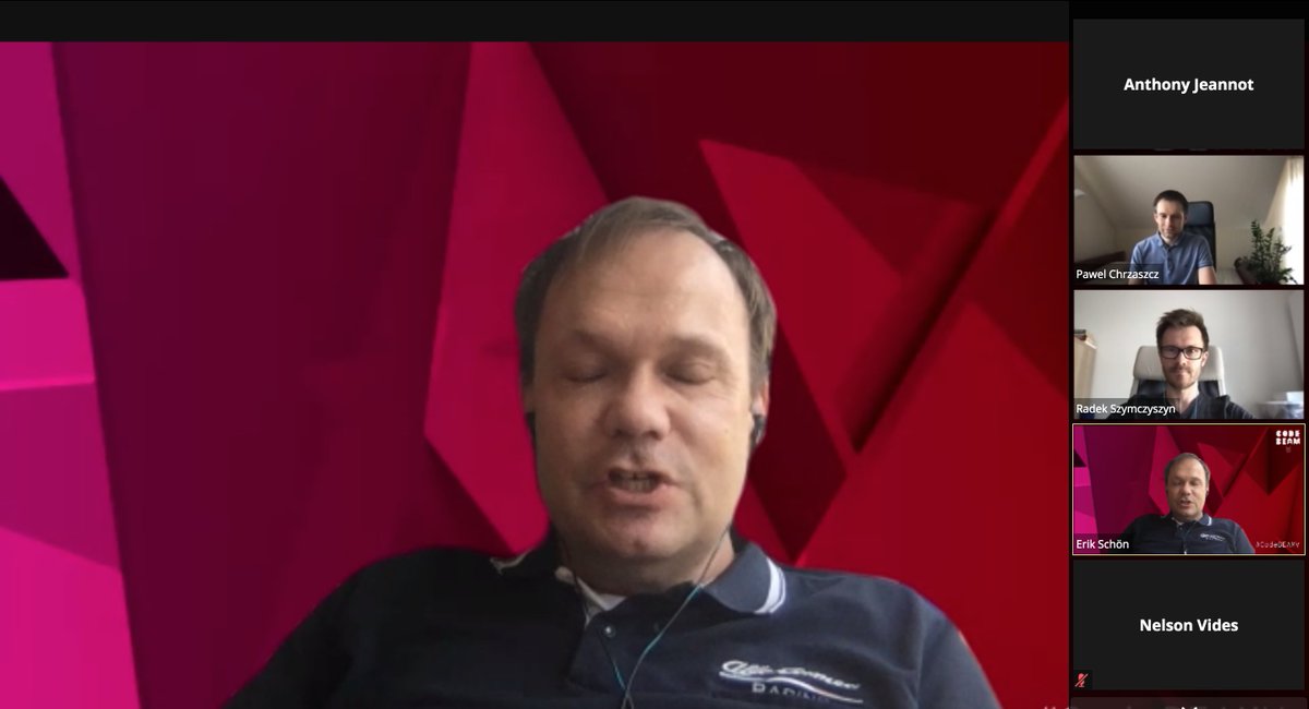 CodeBEAMio's tweet image. The team from @MongooseIM delivering their AMA about their awesome Instant Messaging server.