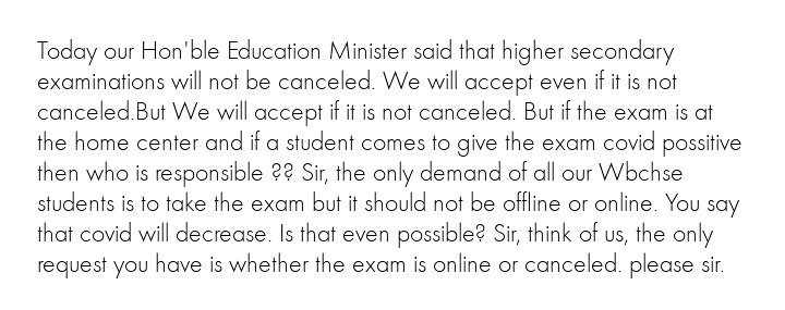 Arijitdas2003's tweet photo. Exam can be done online or canceled without offline.
@basu_bratya @AdvMamtaSharma @MamataOfficial #cancelwbchseboardexams2021 #cancel12thboardexams2021 @abpanandatv https://t.co/GhKWWQAwOs