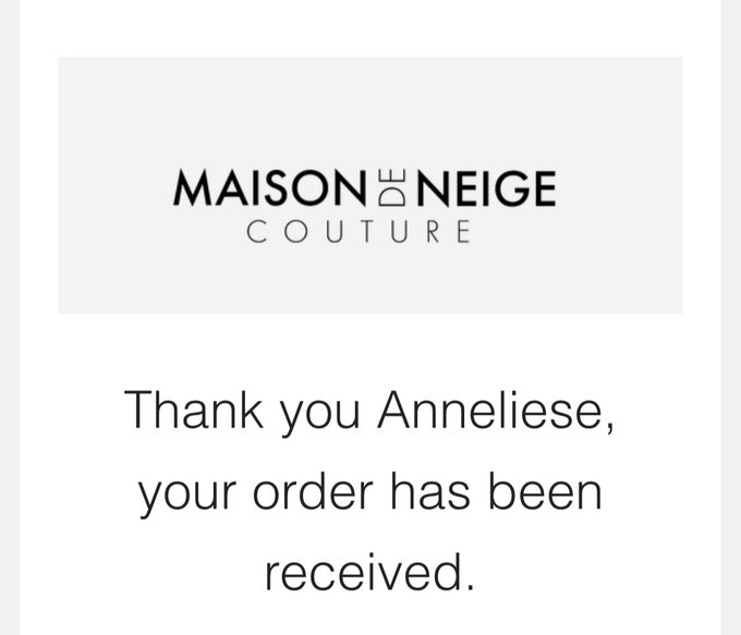 So excited for my first order from @MaisonNeige - can&rsquo;t wait! Thank you Skylar and everyone involved<a class="tags" target="_blank" title="On Twitter" href="/?out=eyJ0eXAiOiJKV1QiLCJhbGciOiJIUzUxMiJ9.eyJpYXQiOjE3MjM1OTAzMDUsImlzcyI6InR3cG9ybnN0YXJzLmNvbSIsIm5iZiI6MTcyMzU5MDMwNSwiZXhwIjoxNzU1MTI2MzA1LCJyZWRpcmVjdF91cmwiOiJodHRwczovL3R3aXR0ZXIuY29tL01haXNvbk5laWdlIn0.bX-LrXPUzXY8IX6kWao_UNTQSQ9XAOSEKCP-KBkMnuAObqaHDxOauOIAHvb_Unb8oeJghvC-BtiNmWmn1t2tCg">@MaisonNeige</a><a href="/tag/staytuned"class="tags"><span>#staytuned</span></a><a href="/tag/qos"class="tags"><span>#qos</span></a><a href="/tag/blackonly"class="tags"><span>#blackonly</span></a>