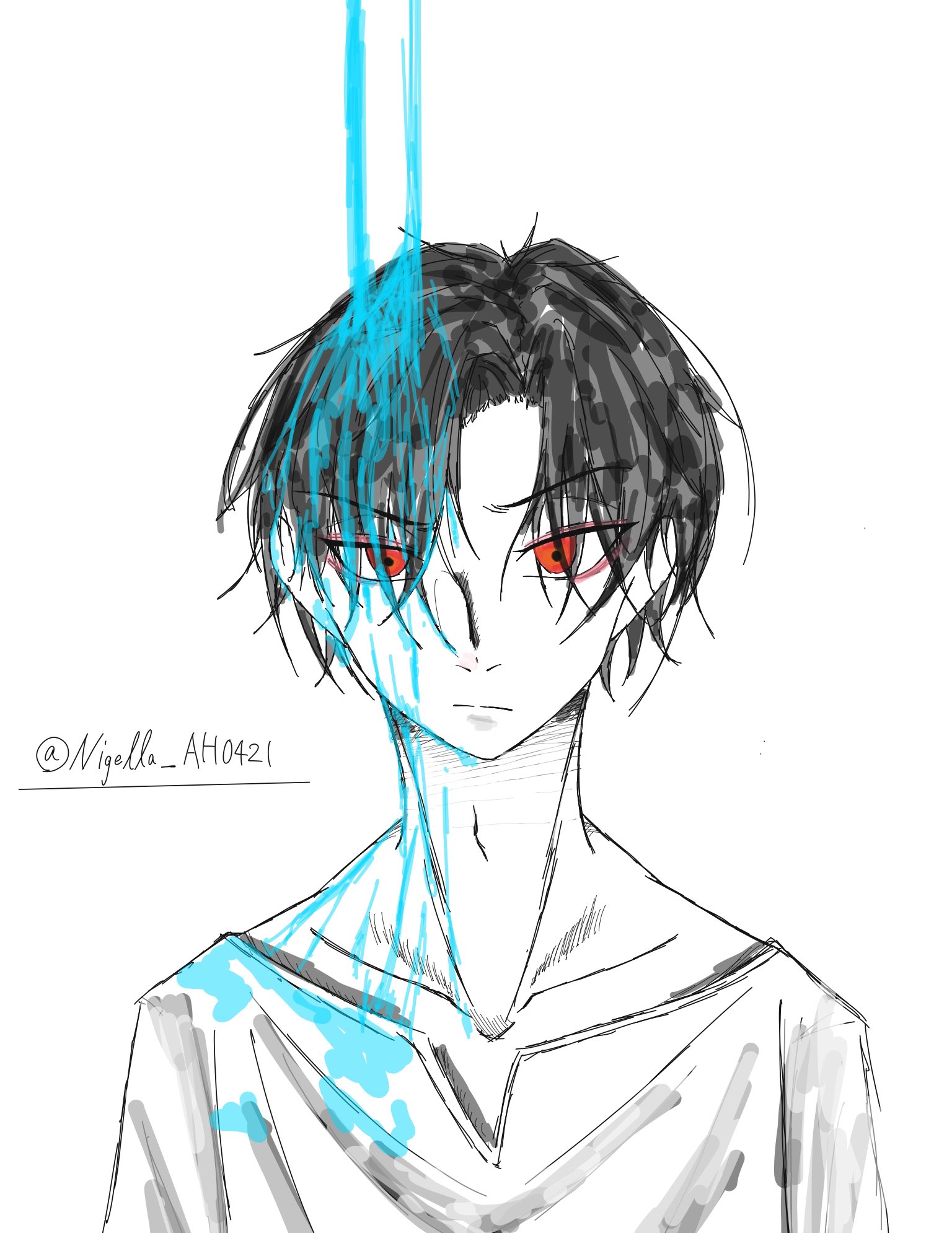 تويتر ニゲラ على تويتر 今日の落書き ペンキかけられて 怒ってる表情 落書き イラスト かっこいい イラスト好きさんと繋がりたい デジタル 初夏の創作クラスターフォロー祭り T Co Rkhc4r5we6