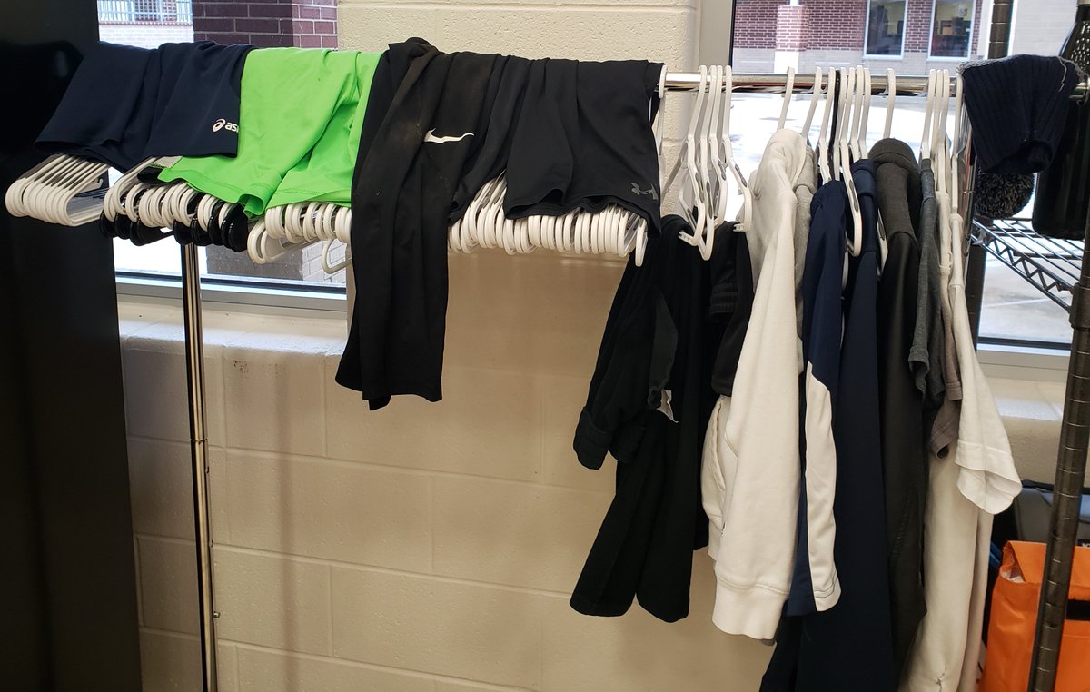 Attention, Spartans! The Lost &amp; Found in the SLJH cafe will be donated in FOUR DAYS. Here's what it looks like. If you recognize anything, please stop by and pick it up before it's all gone! @spartan_speak #SLJHPTA #LostAndFound