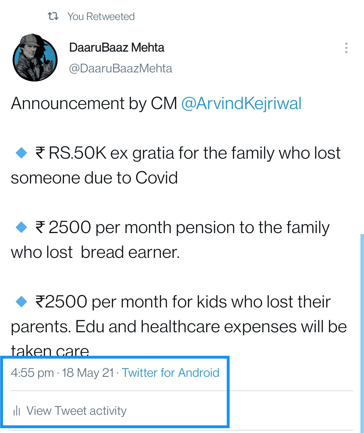 DaaruBaaz Mehta on Twitter "Pic 1 ArvindKejriwal announces Free
