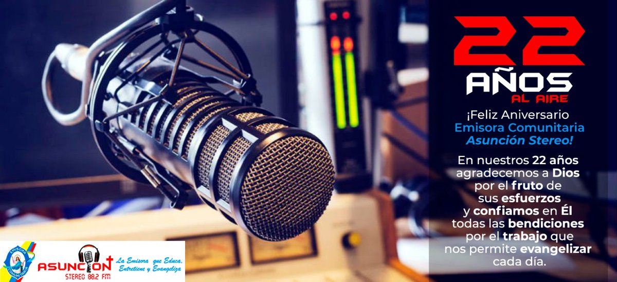 Emisora Asunión Stereo 88.2 FM El Tarra tweet media