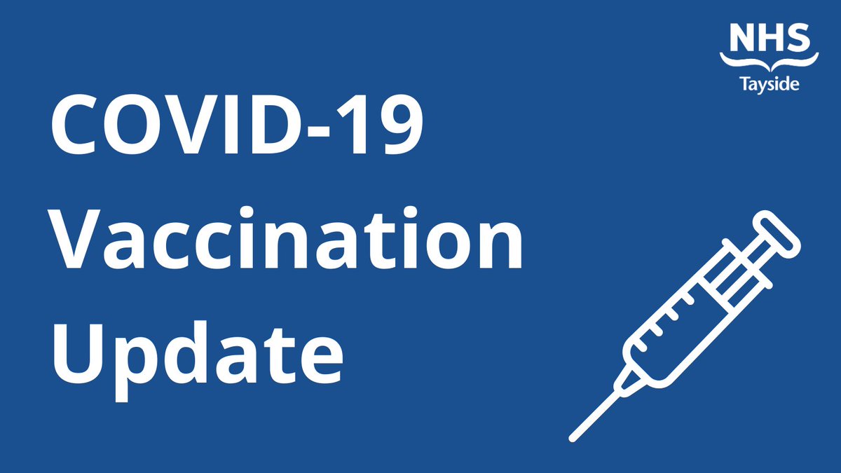 NHSTayside's tweet image. NHS Tayside is inviting residents aged 30-39 to roll up their sleeves for the COVID-19 jab.

More than 390,000 vaccines have now been delivered in Tayside - with almost 70% of adults having their first dose and 43% completing the course with both jabs.

tinyurl.com/3kbaezpj