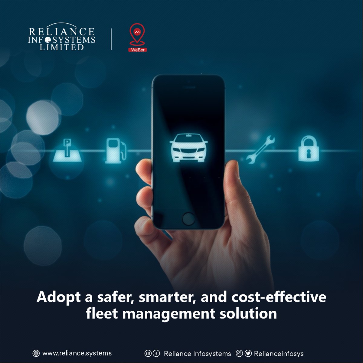 RelianceInfoSys's tweet image. Weber is a fleet management solution that ensures that digital inclusion is extended to both drivers  and employees within an organization.
It empowers drivers to be digitally accountable for assets maintenance.
To get yours, kindly contact&amp;gt;&amp;gt;engage@relianceinfosystems.com