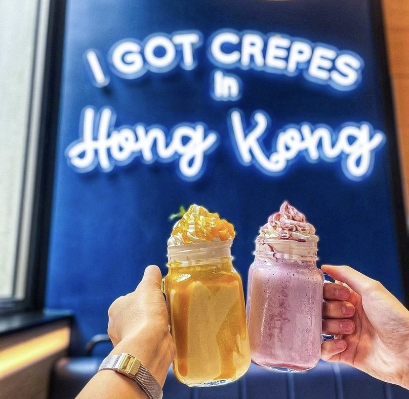 CrepeDelicious's tweet photo. Did you know that we are in Hong Kong too? If you casually visit —at least for a quick take out— Don’t forget to take a picture in our instagrammable wall! 👁📸 https://t.co/Exd7UGdIiU