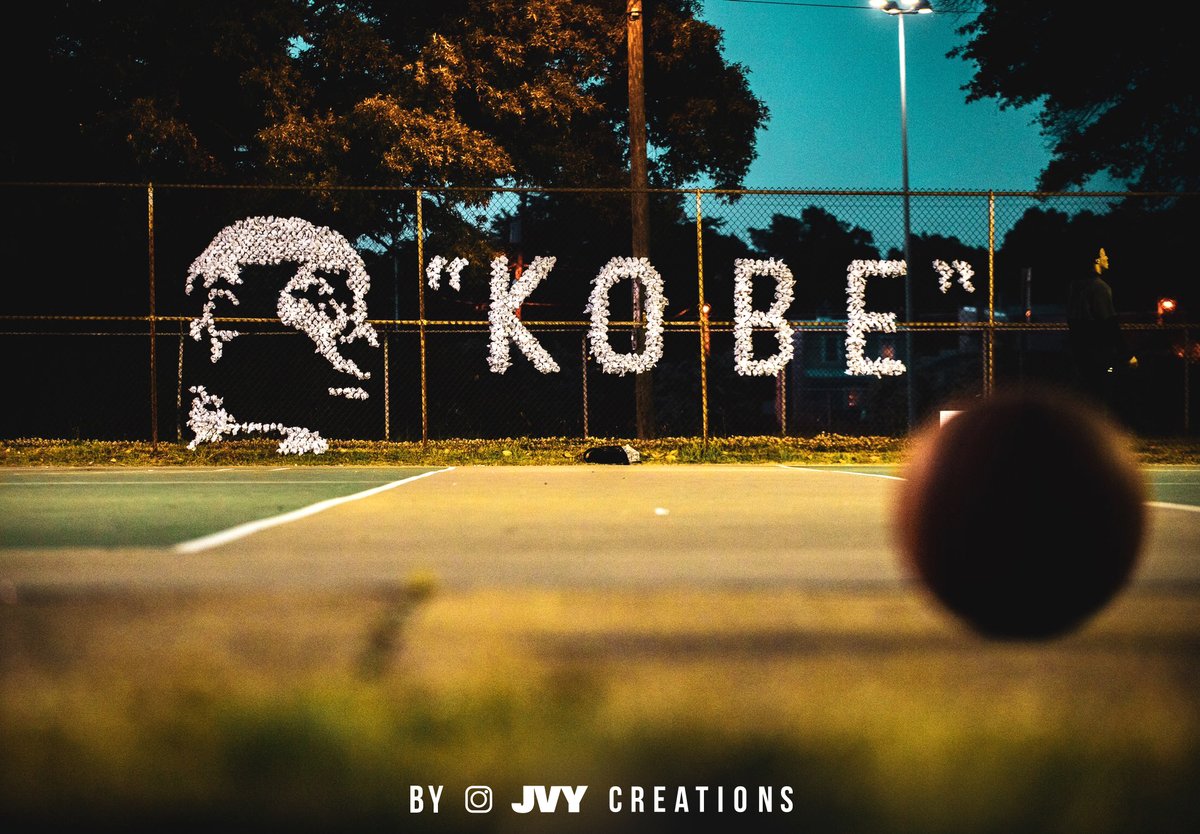 Thank you very much to <a href="/megelee64/">meg lee 📸</a> for this awesome picture of my Kobe paper ball mural.  And big thanks to the City of Richmond and Randolph Community Center for letting me make it permanent.  If you're in RVA, go check it out at Randolph Community Center, AKA The Kobe Courts.