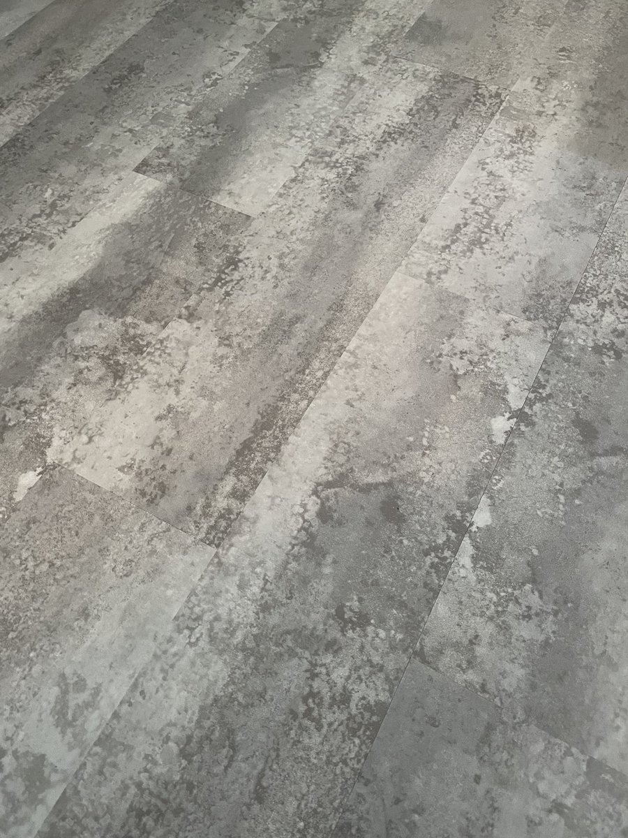 Bathroom today in polyflor Camaro- highland slate <a href="/Polyflorltd/">Polyflor</a> <a href="/FBallUK/">F. Ball and Co. Ltd.</a>