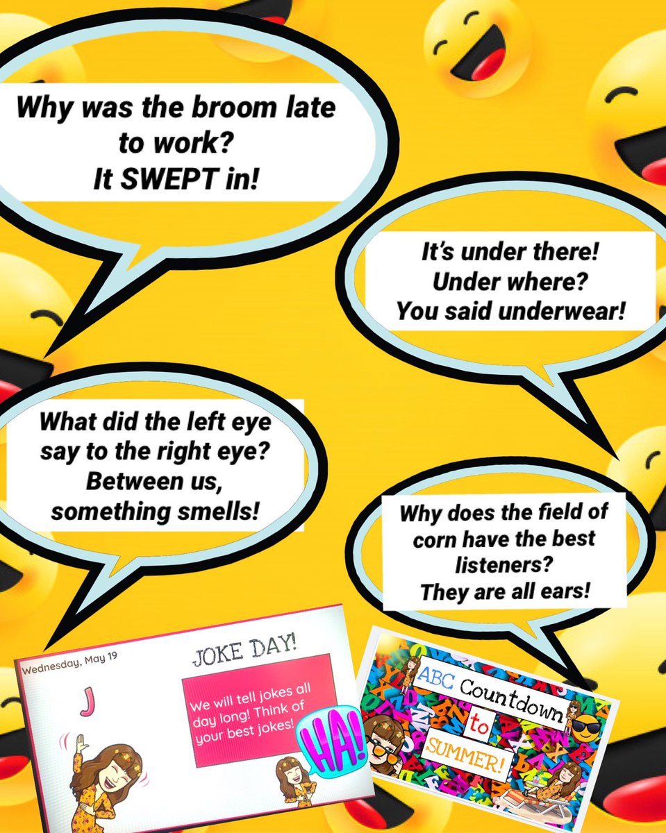 Yesterday was J for Joke Day! Here are some of the jokes students told! #fcps #firstgrade