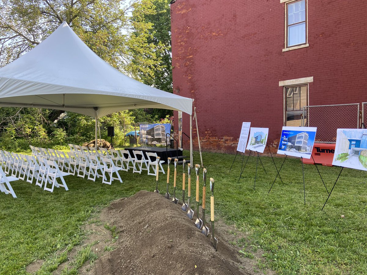 daneyleeann's tweet photo. We’re moments away from the groundbreaking. https://t.co/ewTxBOSNcu