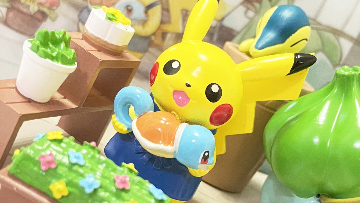Pokémon Grassy Gardening】 一輪挿しフィギュア開封しました