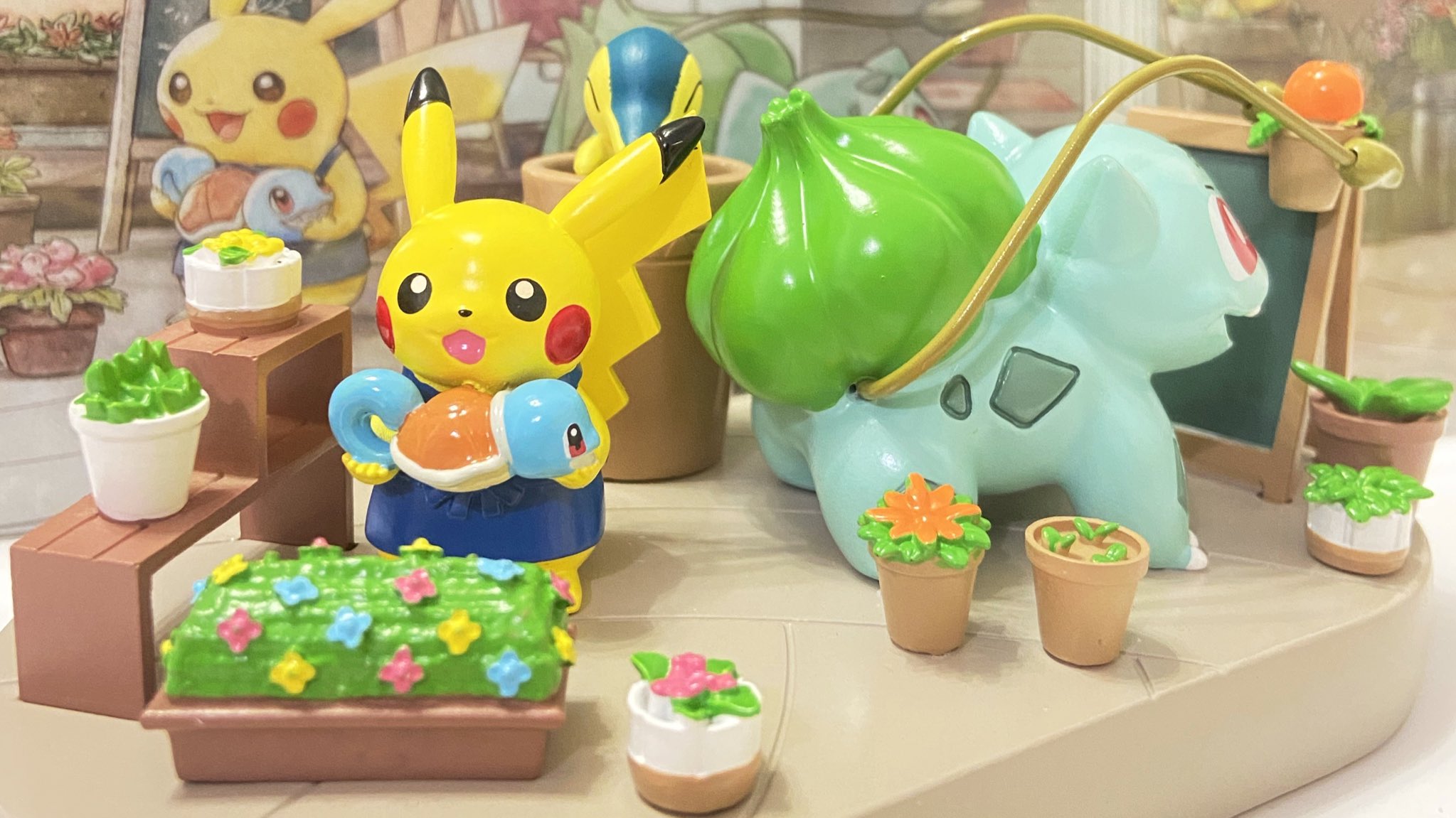 希少⭐️新品⭐️ポケモンセンター⭐️一輪挿しフィギュア⭐️花瓶⭐️フィギュア⭐️ピカチュウ 希少⭐️新品⭐️ポケモンセンター⭐️一輪挿しフィギュア