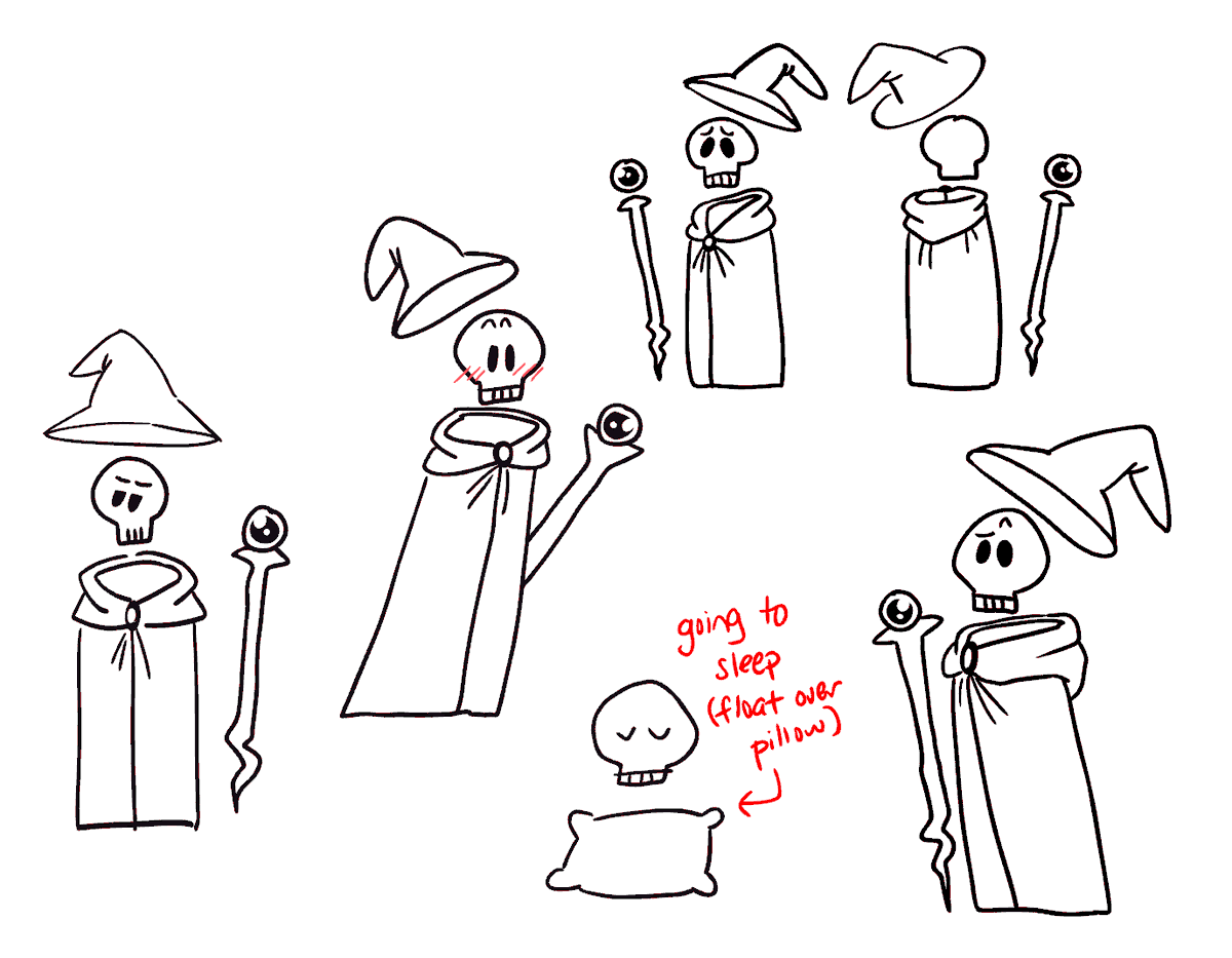 wizard skelly who doesnt remember who he is at all 