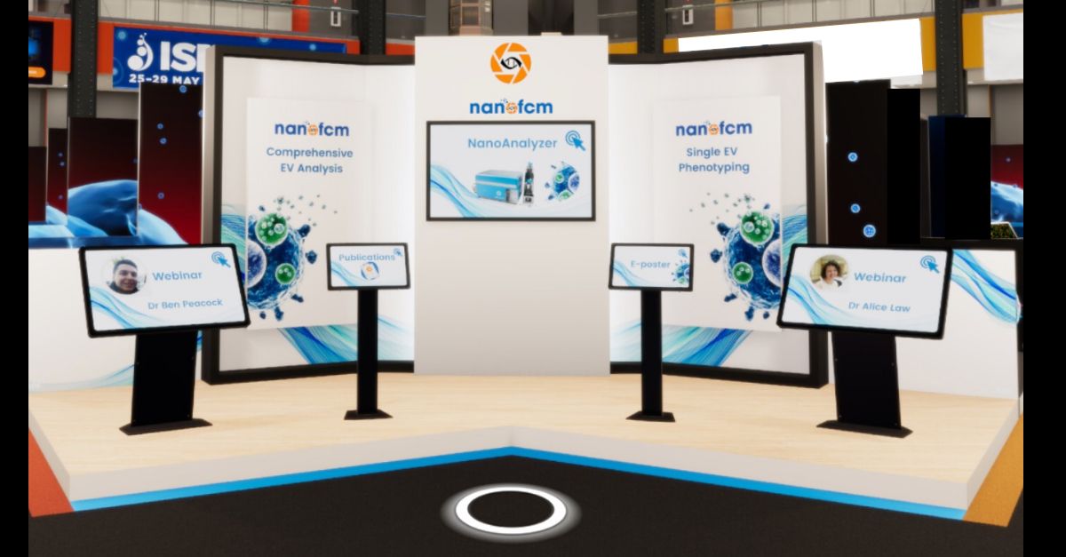 Nano_FCM's tweet photo. Our virtual booth at the ISEV2021 meeting is open. You will have access to videos and webinars showing how the NanoAnalyzer is capable of measuring, quantifying and phenotyping EVs simultaneously.
#ISEV2021 #ISEV #exosomes #extracellularvesicles #nanoparticle #nanoanalyzer https://t.co/COt0JqTnA7