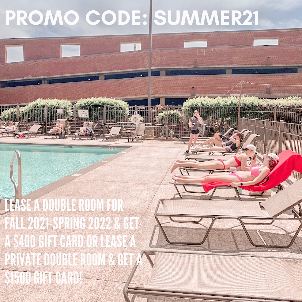 Still looking for fall housing? Look no further; we got you! Check out our new promo 🌺🌊💕